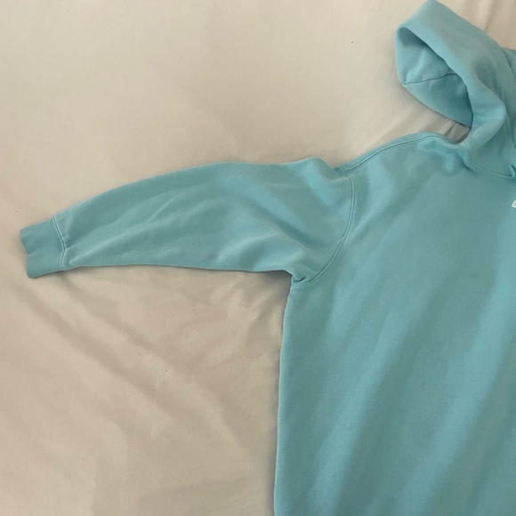 Light-blue Nike hoodie. - Picture 3 of 5